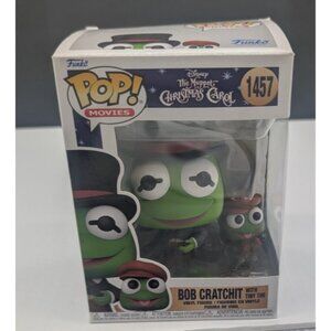 Funko Pop Muppet Christmas Carol Bob Cratchit Tiny Tim 1457 Green Vinyl Figure